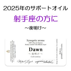 画像1: 12月のメールマガジン特別価格!! ◇2025年射手座の方のサポートオイル◇ Dawn-夜明け- ミカエル・ザヤット×高島なゆみコラボレーションアロマオイル